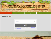 Tablet Screenshot of countryloverdating.co.uk